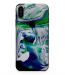 Liquid Abstract Paint V39 - iPhone XS MAX, XS/X, 8/8+, 7/7+, 5/5S/SE Skin-Kit (All iPhones Available)