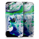 Liquid Abstract Paint V39 - Protective Skin Wrap & Decal – Compatible with iPhone SE to iPhone 17 Pro Max (All Models)