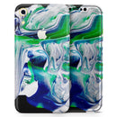 Liquid Abstract Paint V39 - Skin-Kit for the Apple iPhone XR, XS MAX, XS/X, 8/8+, 7/7+, 5/5S/SE (All iPhones Available)