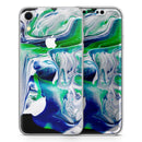 Liquid Abstract Paint V39 - Skin-Kit for the Apple iPhone XR, XS MAX, XS/X, 8/8+, 7/7+, 5/5S/SE (All iPhones Available)