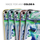 Liquid Abstract Paint V39 - Skin-Kit for the Apple iPhone XR, XS MAX, XS/X, 8/8+, 7/7+, 5/5S/SE (All iPhones Available)