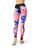 Liquid Abstract Paint V3 - All Over Print Womens Leggings / Yoga or Workout Pants