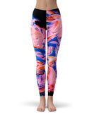 Liquid Abstract Paint V3 - All Over Print Womens Leggings / Yoga or Workout Pants