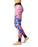 Liquid Abstract Paint V3 - All Over Print Womens Leggings / Yoga or Workout Pants