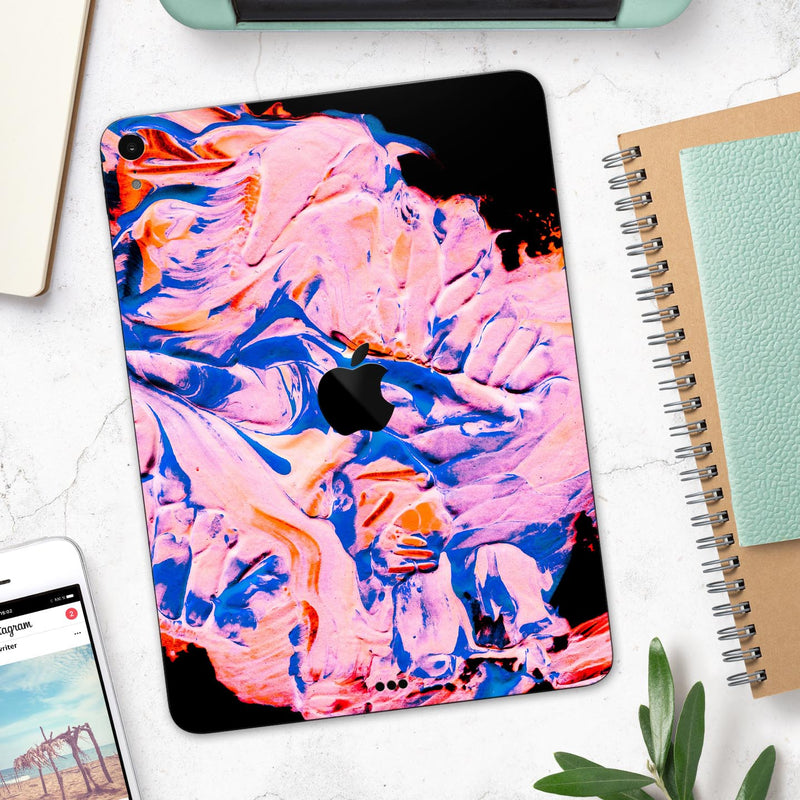 Liquid Abstract Paint V3 - Full Body Skin Decal for the Apple iPad Pro 12.9", 11", 10.5", 9.7", Air or Mini (All Models Available)