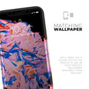 Liquid Abstract Paint V3  - Protective Skin Wrap & Decal – Compatible with iPhone SE to iPhone 17 Pro Max (All Models)