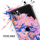 Liquid Abstract Paint V3  - Protective Skin Wrap & Decal – Compatible with iPhone SE to iPhone 17 Pro Max (All Models)