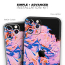 Liquid Abstract Paint V3  - Protective Skin Wrap & Decal – Compatible with iPhone SE to iPhone 17 Pro Max (All Models)