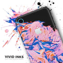 Liquid Abstract Paint V3 - Skin-Kit for the Apple iPhone XR, XS MAX, XS/X, 8/8+, 7/7+, 5/5S/SE (All iPhones Available)
