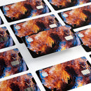 Liquid Abstract Paint V40 - Premium Protective Decal Skin-Kit for the Apple Credit Card