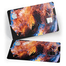 Liquid Abstract Paint V40 - Premium Protective Decal Skin-Kit for the Apple Credit Card