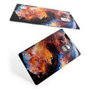 Liquid Abstract Paint V40 - Premium Protective Decal Skin-Kit for the Apple Credit Card