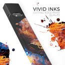 Liquid Abstract Paint V40 - Premium Decal Protective Skin-Wrap Sticker compatible with the Juul Labs vaping device