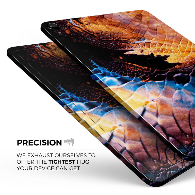 Liquid Abstract Paint V40 - Full Body Skin Decal for the Apple iPad Pro 12.9", 11", 10.5", 9.7", Air or Mini (All Models Available)