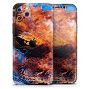 Liquid Abstract Paint V40 - Protective Skin Wrap & Decal – Compatible with iPhone SE to iPhone 17 Pro Max (All Models)