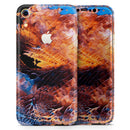 Liquid Abstract Paint V40 - Skin-Kit for the Apple iPhone XR, XS MAX, XS/X, 8/8+, 7/7+, 5/5S/SE (All iPhones Available)