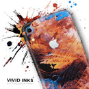 Liquid Abstract Paint V40 - Skin-Kit for the Apple iPhone XR, XS MAX, XS/X, 8/8+, 7/7+, 5/5S/SE (All iPhones Available)