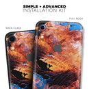 Liquid Abstract Paint V40 - Skin-Kit for the Apple iPhone XR, XS MAX, XS/X, 8/8+, 7/7+, 5/5S/SE (All iPhones Available)
