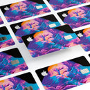 Liquid Abstract Paint V41 - Premium Protective Decal Skin-Kit for the Apple Credit Card