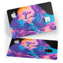 Liquid Abstract Paint V41 - Premium Protective Decal Skin-Kit for the Apple Credit Card
