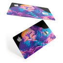 Liquid Abstract Paint V41 - Premium Protective Decal Skin-Kit for the Apple Credit Card