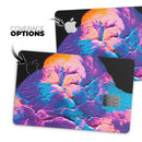 Liquid Abstract Paint V41 - Premium Protective Decal Skin-Kit for the Apple Credit Card