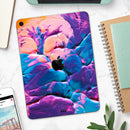 Liquid Abstract Paint V41 - Full Body Skin Decal for the Apple iPad Pro 12.9", 11", 10.5", 9.7", Air or Mini (All Models Available)