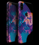 Liquid Abstract Paint V41 - iPhone XS MAX, XS/X, 8/8+, 7/7+, 5/5S/SE Skin-Kit (All iPhones Available)