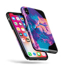 Liquid Abstract Paint V41 - iPhone X Swappable Hybrid Case