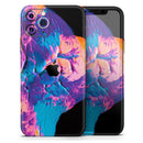 Liquid Abstract Paint V41 - Protective Skin Wrap & Decal – Compatible with iPhone SE to iPhone 17 Pro Max (All Models)