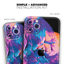 Liquid Abstract Paint V41 - Protective Skin Wrap & Decal – Compatible with iPhone SE to iPhone 17 Pro Max (All Models)
