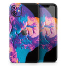 Liquid Abstract Paint V41 - Protective Skin Wrap & Decal – Compatible with iPhone SE to iPhone 17 Pro Max (All Models)