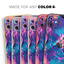 Liquid Abstract Paint V41 - Protective Skin Wrap & Decal – Compatible with iPhone SE to iPhone 17 Pro Max (All Models)