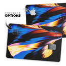 Liquid Abstract Paint V42 - Premium Protective Decal Skin-Kit for the Apple Credit Card