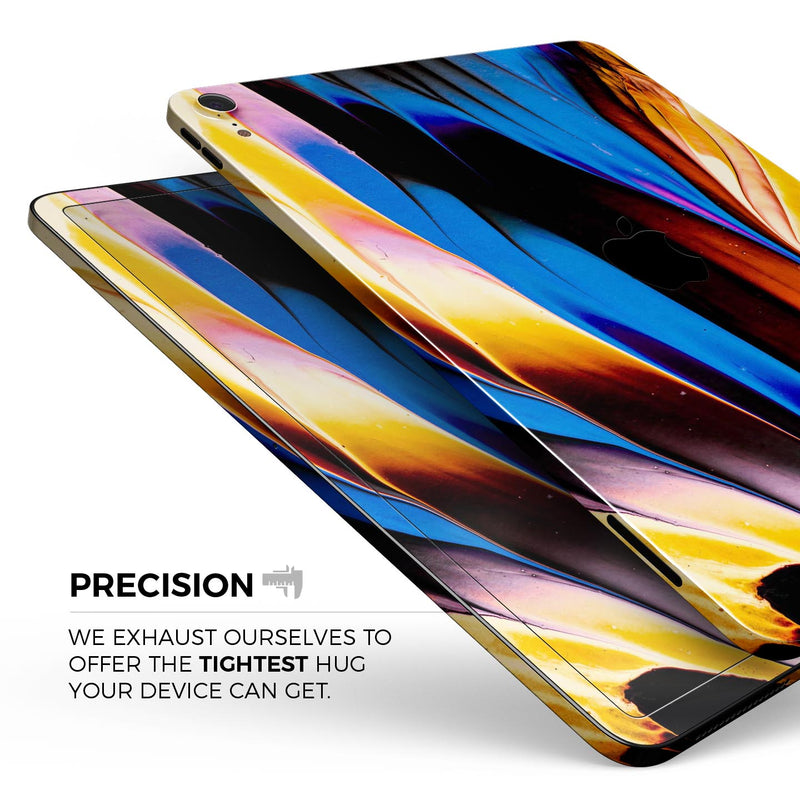 Liquid Abstract Paint V42 - Full Body Skin Decal for the Apple iPad Pro 12.9", 11", 10.5", 9.7", Air or Mini (All Models Available)