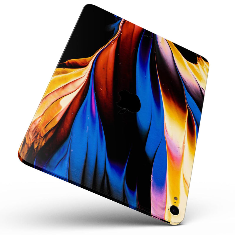 Liquid Abstract Paint V42 - Full Body Skin Decal for the Apple iPad Pro 12.9", 11", 10.5", 9.7", Air or Mini (All Models Available)