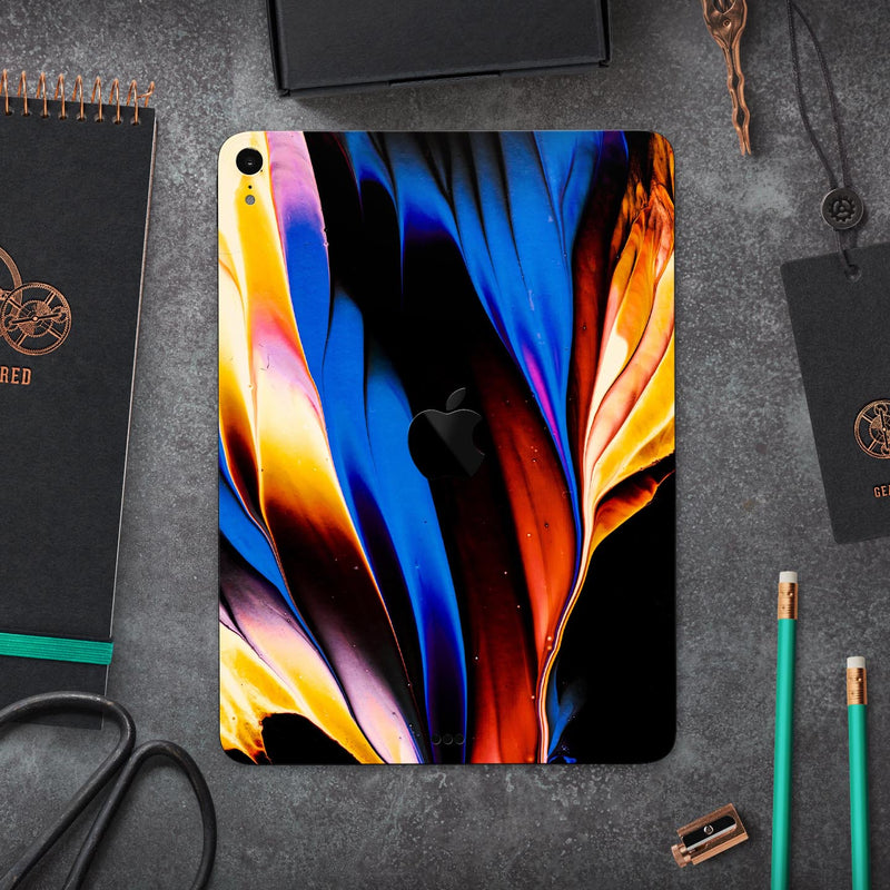 Liquid Abstract Paint V42 - Full Body Skin Decal for the Apple iPad Pro 12.9", 11", 10.5", 9.7", Air or Mini (All Models Available)