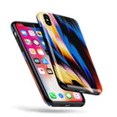 Liquid Abstract Paint V42 - iPhone X Swappable Hybrid Case