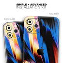 Liquid Abstract Paint V42 - Protective Skin Wrap & Decal – Compatible with iPhone SE to iPhone 17 Pro Max (All Models)
