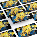 Liquid Abstract Paint V43 - Premium Protective Decal Skin-Kit for the Apple Credit Card