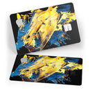 Liquid Abstract Paint V43 - Premium Protective Decal Skin-Kit for the Apple Credit Card