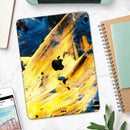 Liquid Abstract Paint V43 - Full Body Skin Decal for the Apple iPad Pro 12.9", 11", 10.5", 9.7", Air or Mini (All Models Available)