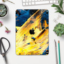 Liquid Abstract Paint V43 - Full Body Skin Decal for the Apple iPad Pro 12.9", 11", 10.5", 9.7", Air or Mini (All Models Available)