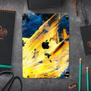 Liquid Abstract Paint V43 - Full Body Skin Decal for the Apple iPad Pro 12.9", 11", 10.5", 9.7", Air or Mini (All Models Available)