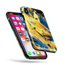 Liquid Abstract Paint V43 - iPhone X Swappable Hybrid Case