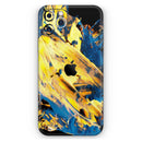 Liquid Abstract Paint V43 - Protective Skin Wrap & Decal – Compatible with iPhone SE to iPhone 17 Pro Max (All Models)