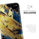 Liquid Abstract Paint V43 - Protective Skin Wrap & Decal – Compatible with iPhone SE to iPhone 17 Pro Max (All Models)
