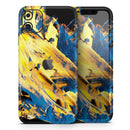 Liquid Abstract Paint V43 - Protective Skin Wrap & Decal – Compatible with iPhone SE to iPhone 17 Pro Max (All Models)
