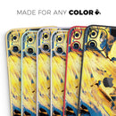 Liquid Abstract Paint V43 - Protective Skin Wrap & Decal – Compatible with iPhone SE to iPhone 17 Pro Max (All Models)