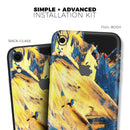 Liquid Abstract Paint V43 - Skin-Kit for the Apple iPhone XR, XS MAX, XS/X, 8/8+, 7/7+, 5/5S/SE (All iPhones Available)